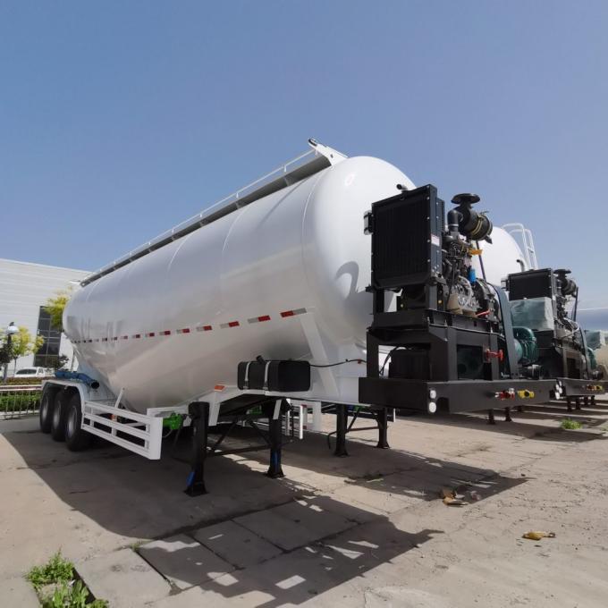 High-Capacity Powder Tank Trailer – Efficient Bulk Cement Hauling