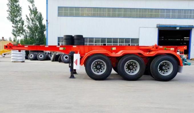 Heavy-Duty Container Chassis Semi-Trailer Truck – Optimal Strength and Stability for Global Shipping